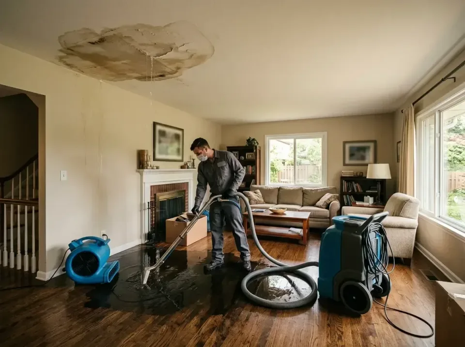 attic-pipe-burst-ceiling-drip-008 — frequently asked questions, Water Damage Restoration & Carpet Care in Vilonia, AR